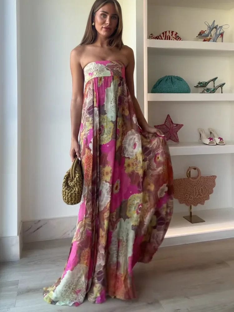 Sophie | Élégante Robe Longue Fleurie Été Femme 2