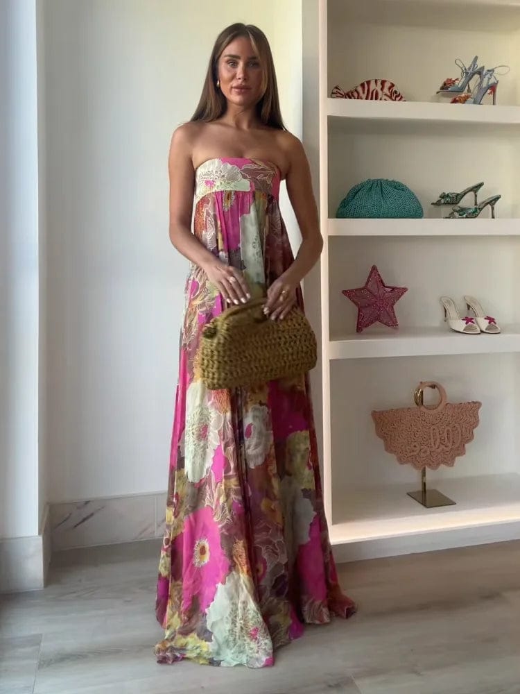 Sophie | Élégante Robe Longue Fleurie Été Femme 3