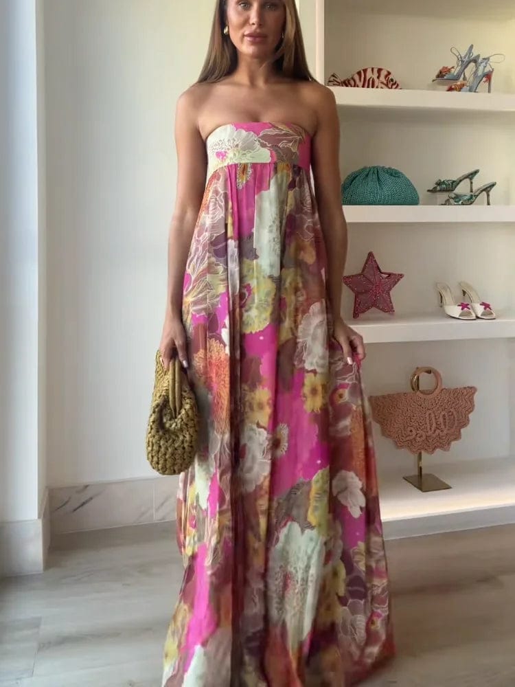 Sophie | Élégante Robe Longue Fleurie Été Femme 4