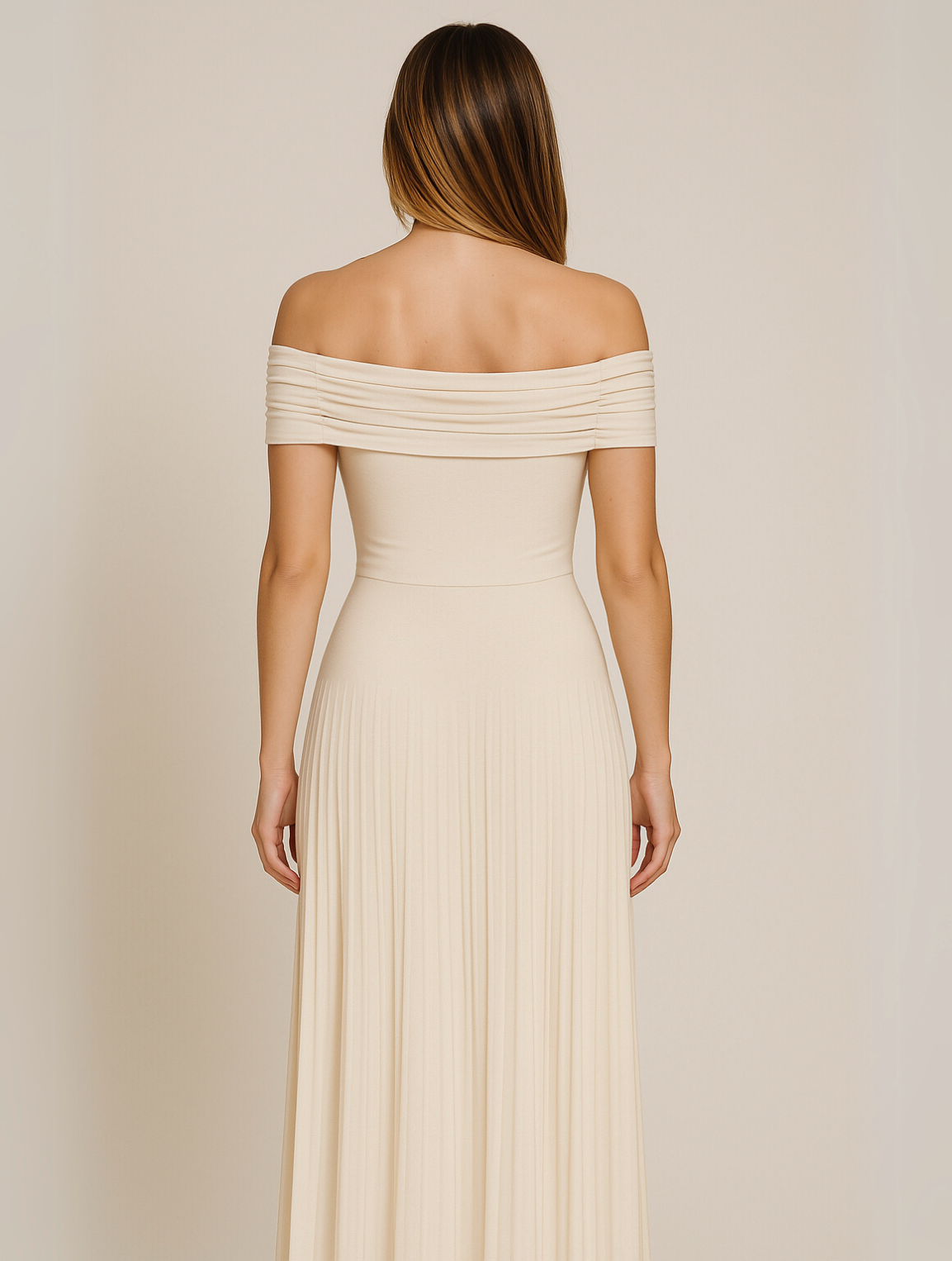 Sophie | Élégante Robe Longue Plissée Femme Pour Soirée 2
