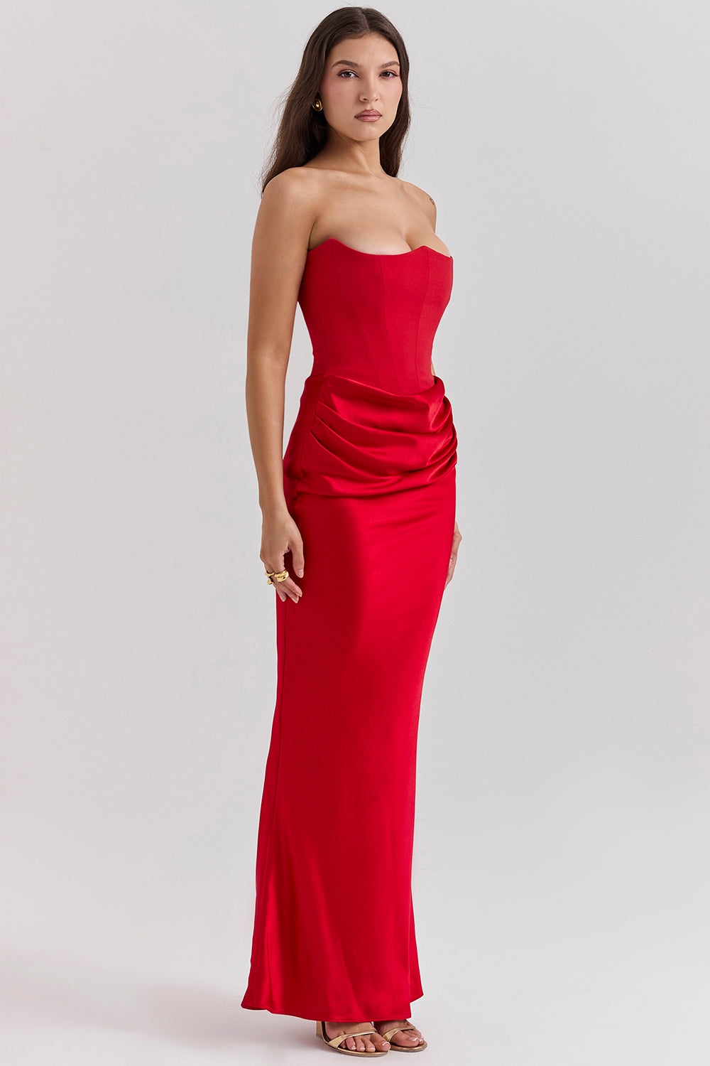 Sophie | Élégante Robe Longue Sans Bretelles Femme Pour Soirée 4