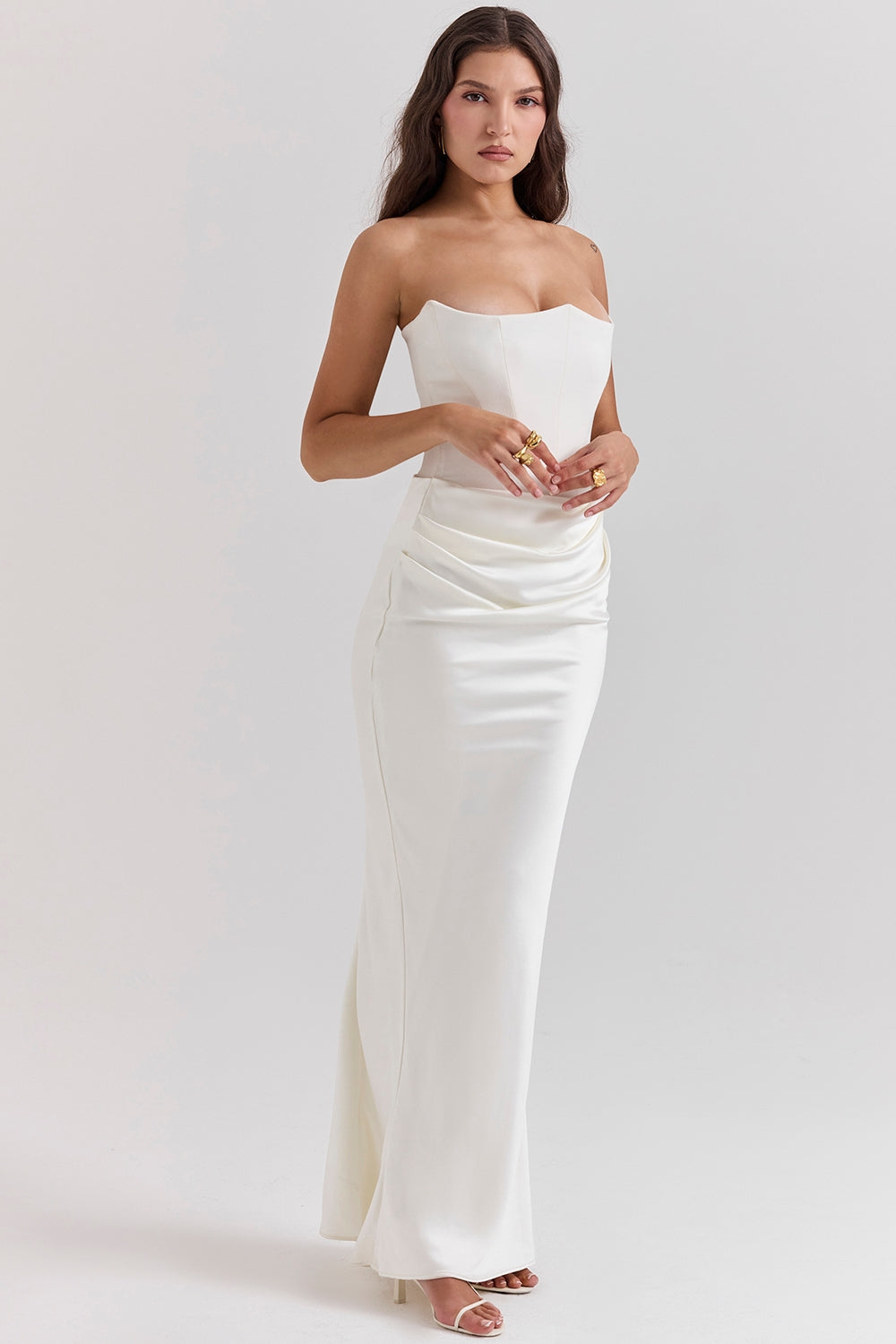 Sophie | Élégante Robe Longue Sans Bretelles Femme Pour Soirée 7
