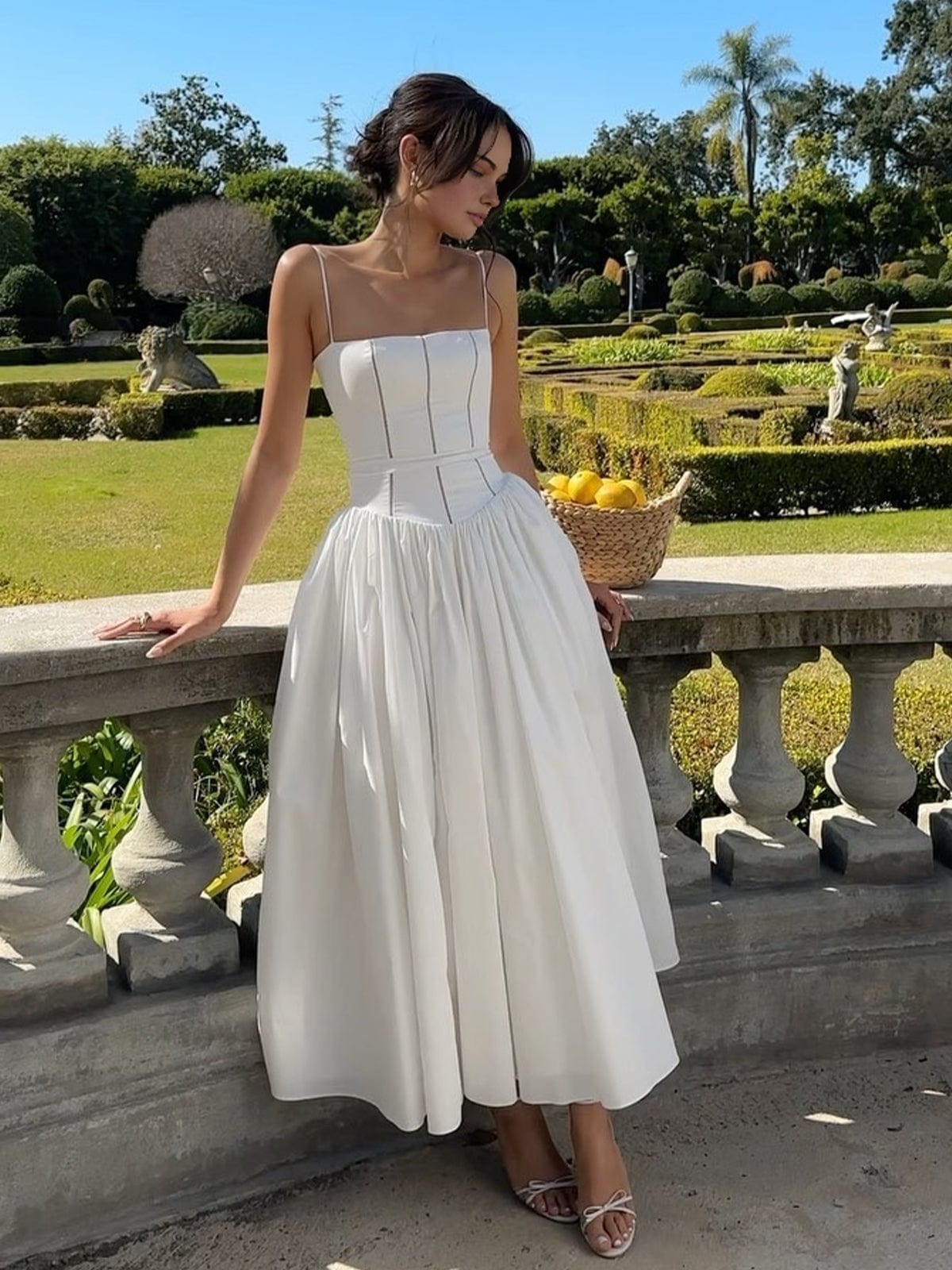 Sophie | Élégante Robe Midi Chic pour Femme 0