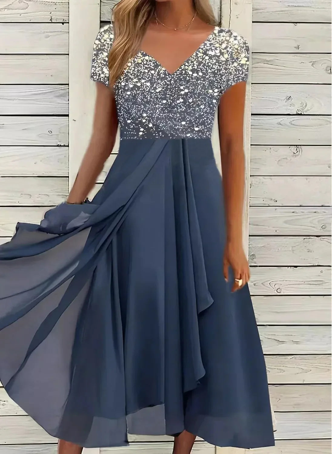 Sophie | Élégante Robe Midi Fleurie Chic Femme 4
