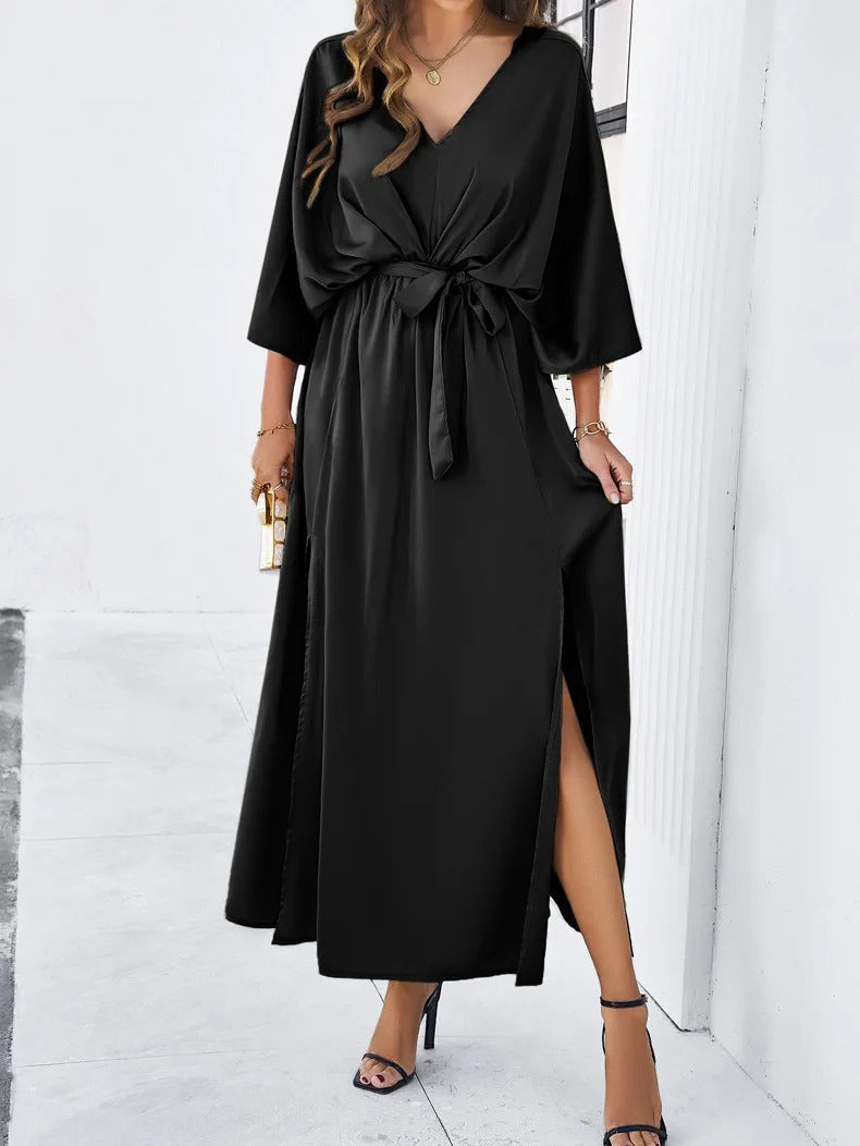 Sophie | Élégante Robe Printemps Femme à Décolleté en V 3