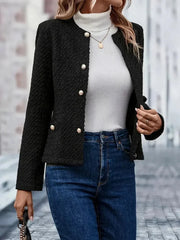 Sophie | Élégante Veste Boucle Femme Classique 0