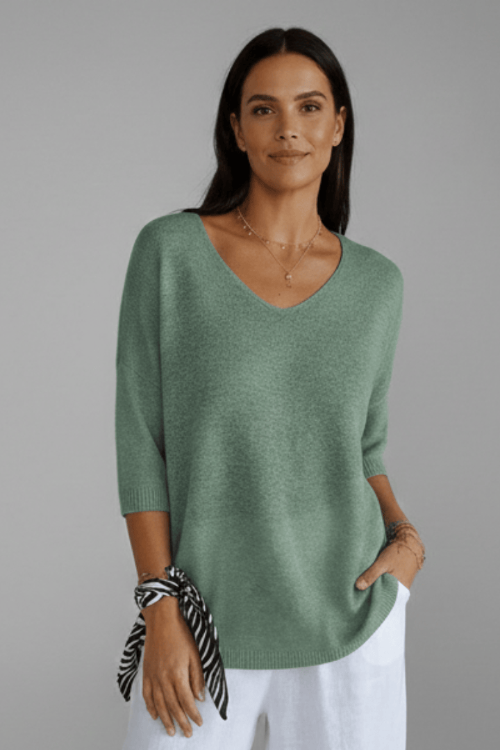 Sophie | Tunique Longue Femme Chic à Encolure en V pour un Confort Optimal 10