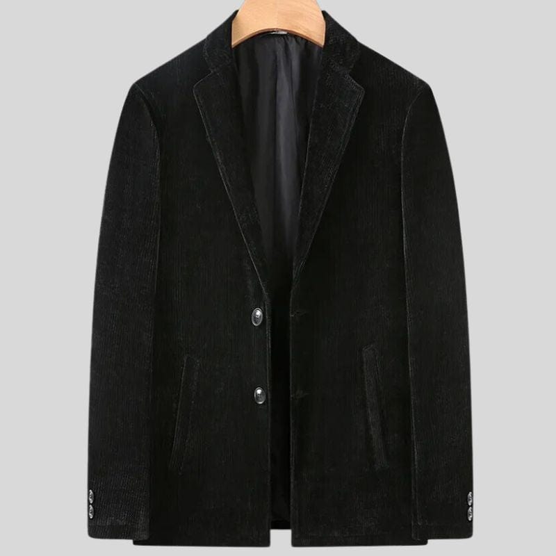 Veste Blazer Homme Velours Noir