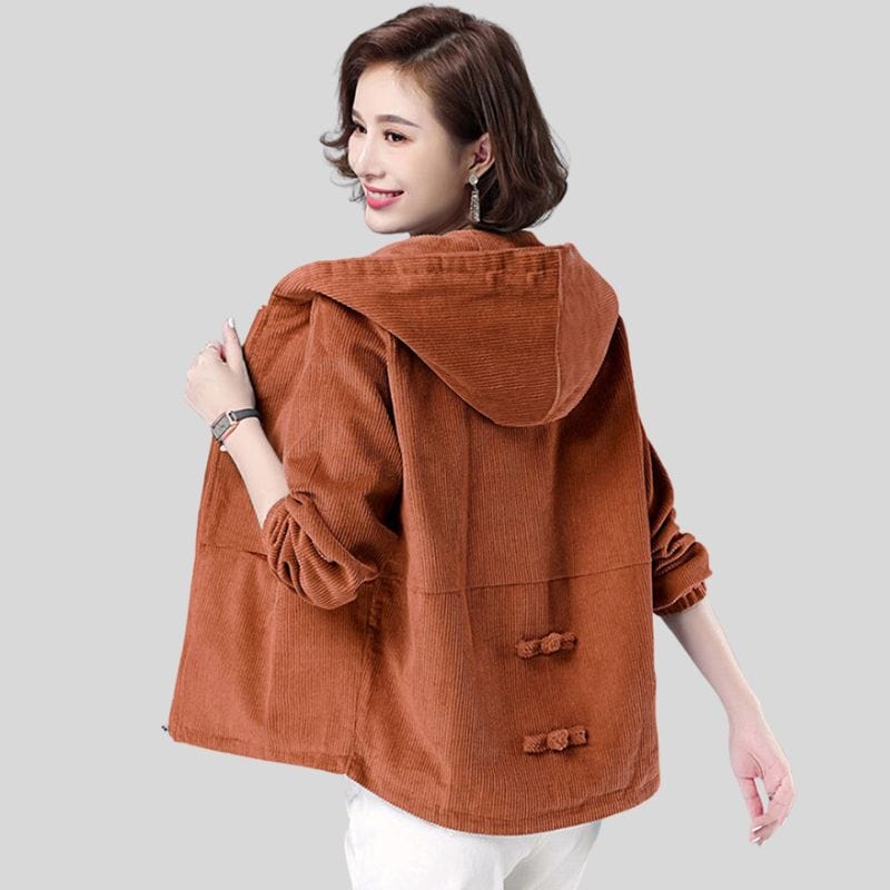 Veste-Capuche-Velours-Femme