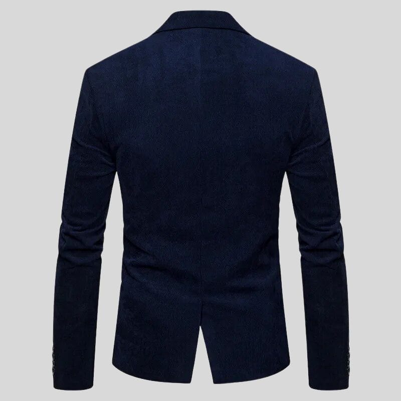 Veste velours bleu discount homme