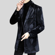 Veste-Homme-Velours-Noir