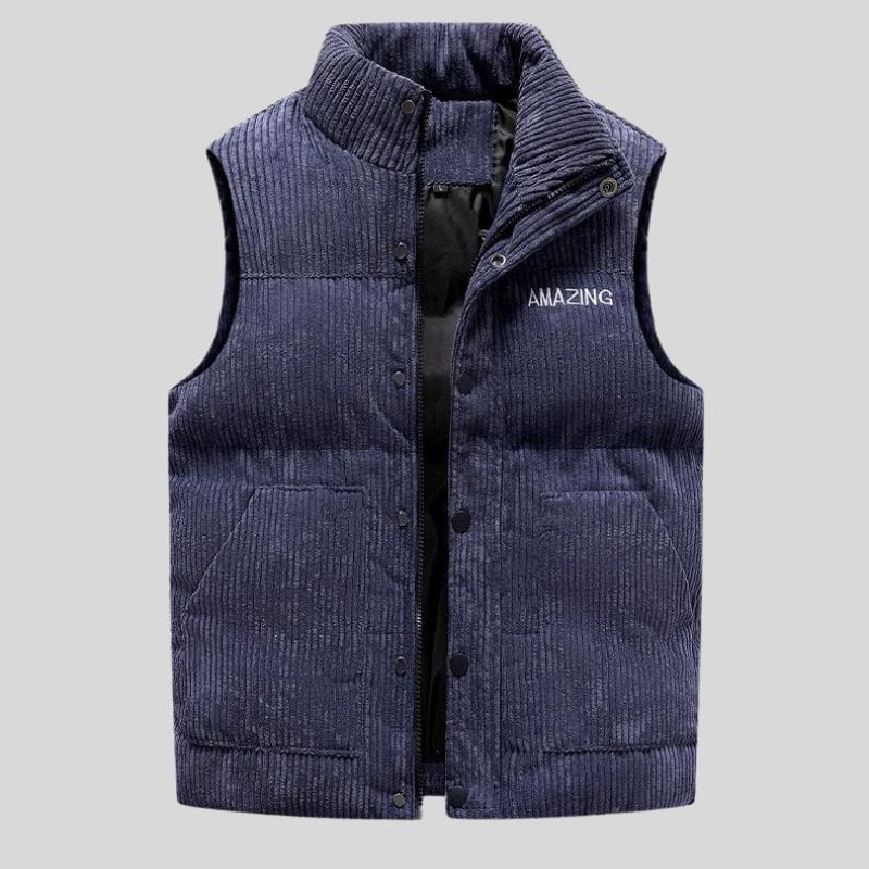 Veste-Sans-Manche-Velours