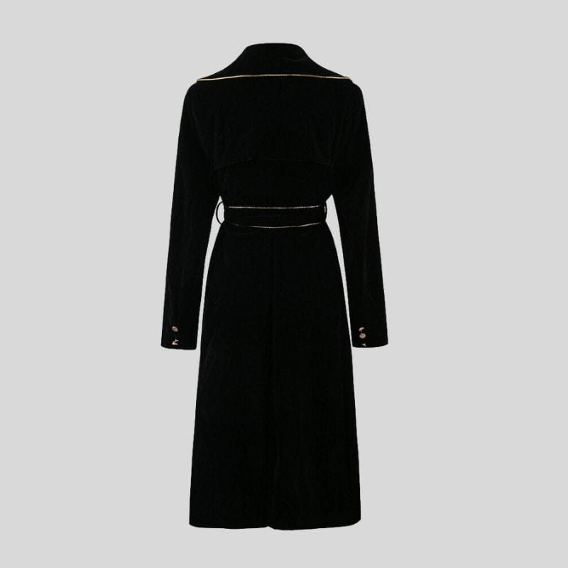 Veste-Velour-Noir-Femme