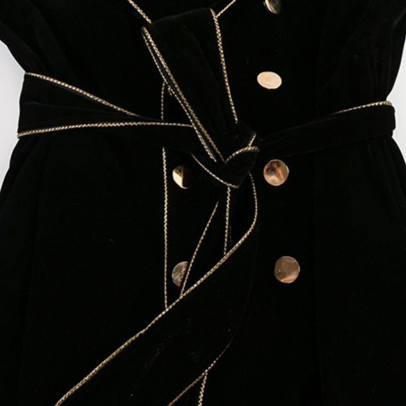 Veste-Velour-Noir-Femme