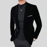 Veste-Velour-Noir-Homme