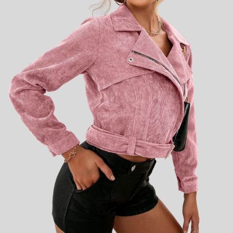 Veste-Velour-Rose