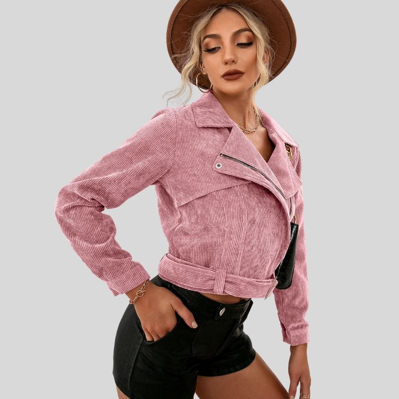 Veste Velour Rose