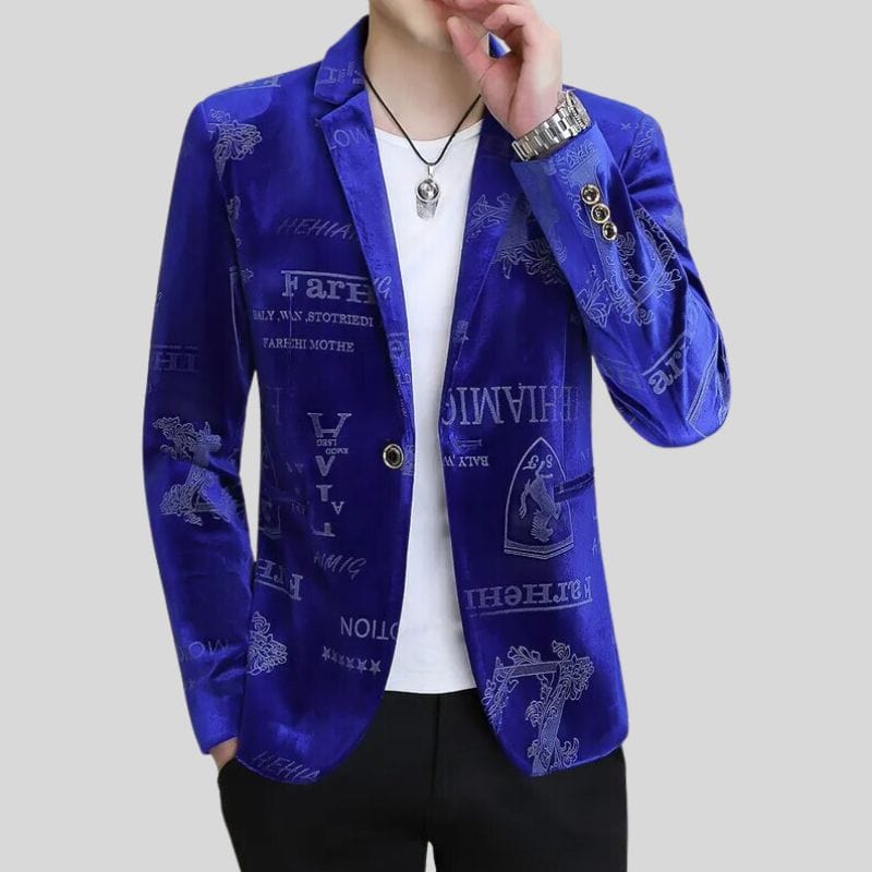 Acheter blazer en velours côtelé brodé noir hommes: choisir blazers en Acheter blazer en velours côtelé brodé noir hommes: choisir blazers en