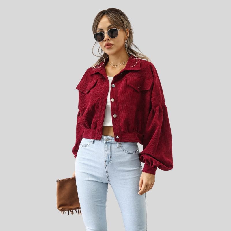 Veste-Velours-Bordeaux-Femme