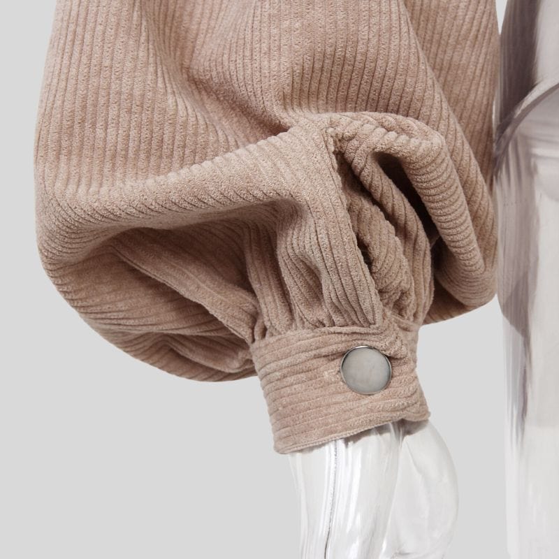 Veste-Velours-Cotelé-Beige-Femme