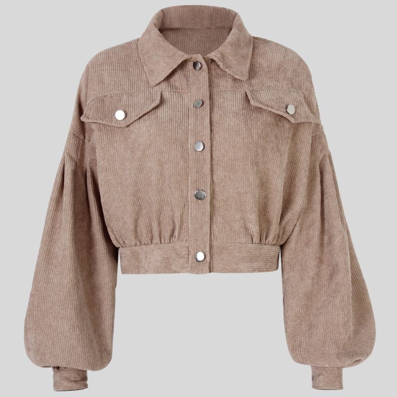 Veste-Velours-Cotelé-Beige-Femme