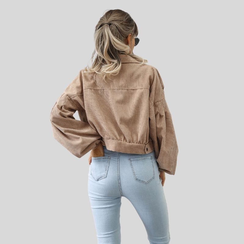 Veste-Velours-Cotelé-Beige-Femme