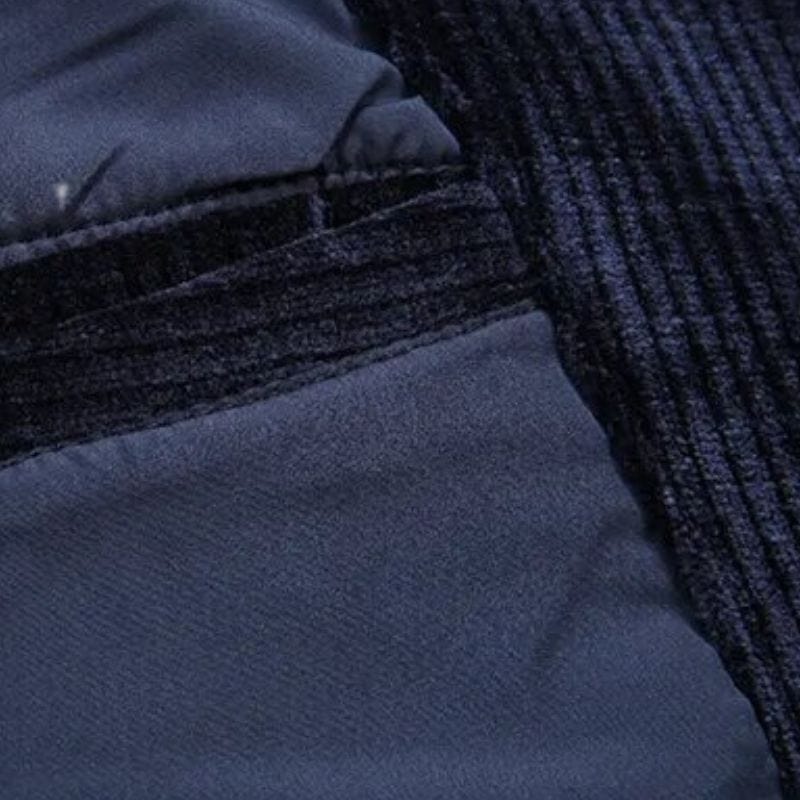 Veste-Velours-Cotelé-Homme-Bleu-Marine