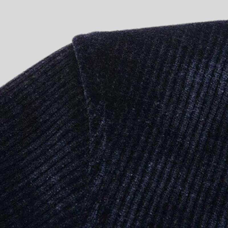 Veste-Velours-Cotelé-Homme-Bleu-Marine