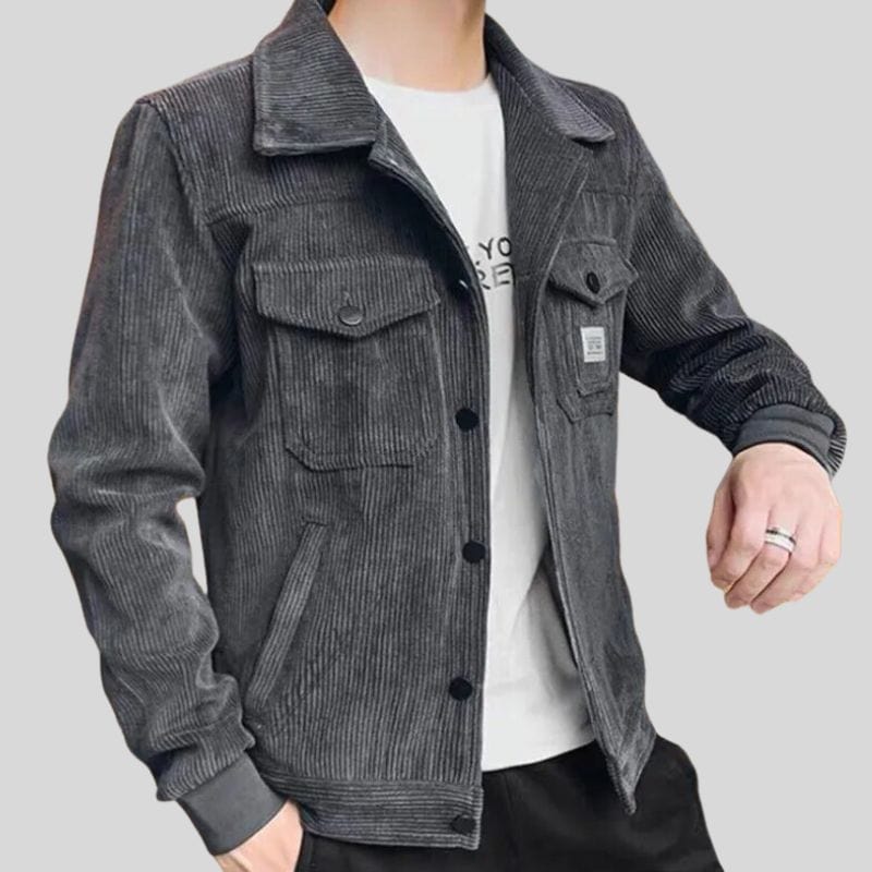 Veste-Velours-Gris-Homme