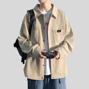 Veste-Velours-Homme-Cotelé