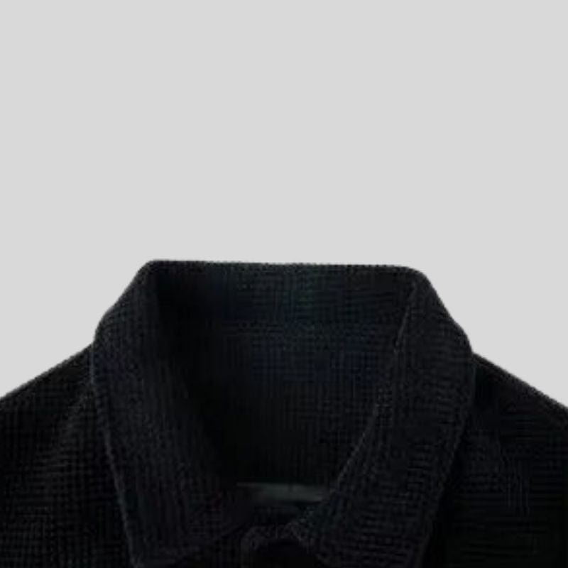 Veste-Velours-Noire-Homme