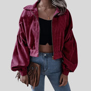 Veste-Velours-Rouge-Bordeaux-Femme