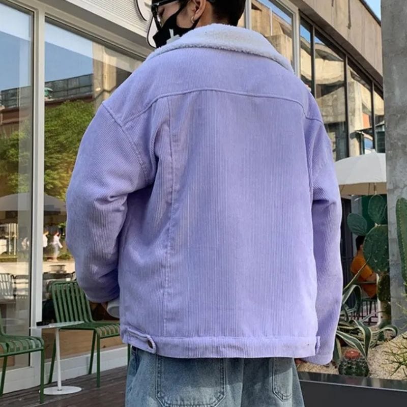 Veste-Velours-Violet-Homme