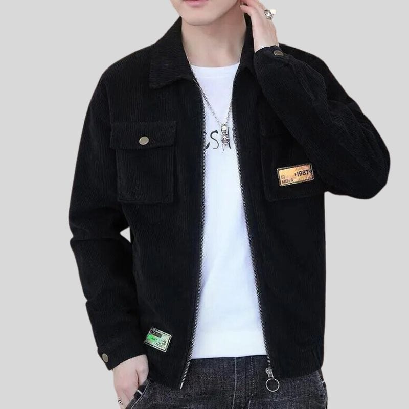 Veste-de-Velours-Homme