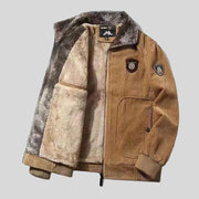 Veste-en-Velours-Col-Fourrure