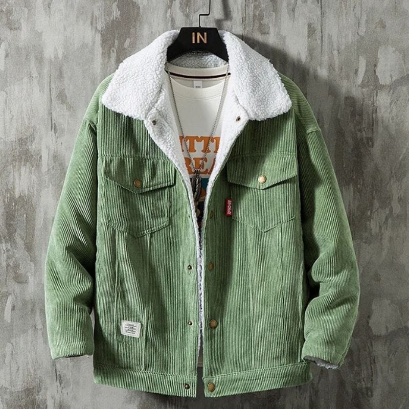 Veste-en-Velours-Verte-Homme