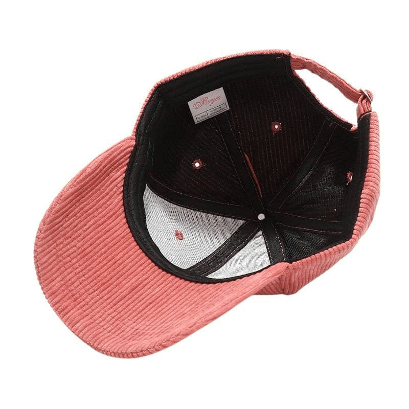 Casquette-Velour-Rose