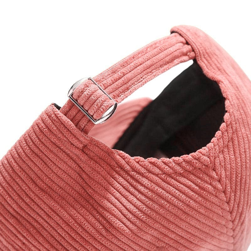 Casquette-Velour-Rose