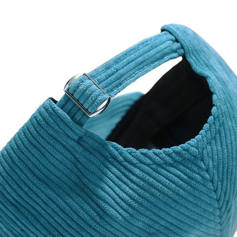 Casquette-Velour-Verte