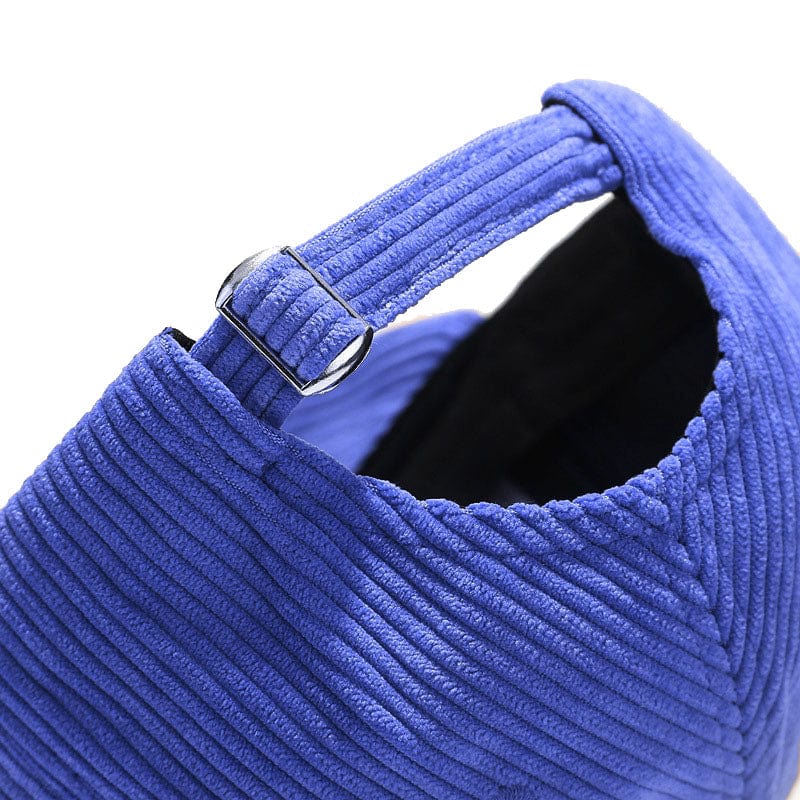 Casquette-Velours-Bleu