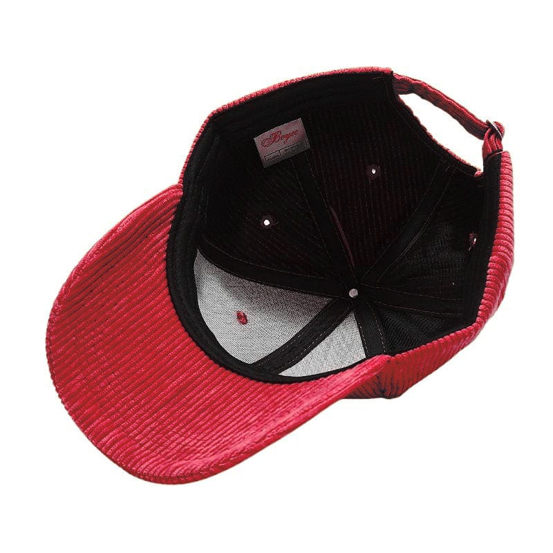 Casquette-Velours-Femme