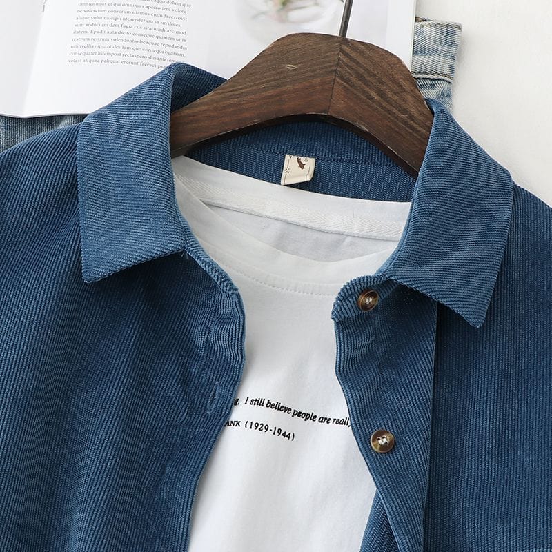 Chemise-Velours-Cotelé