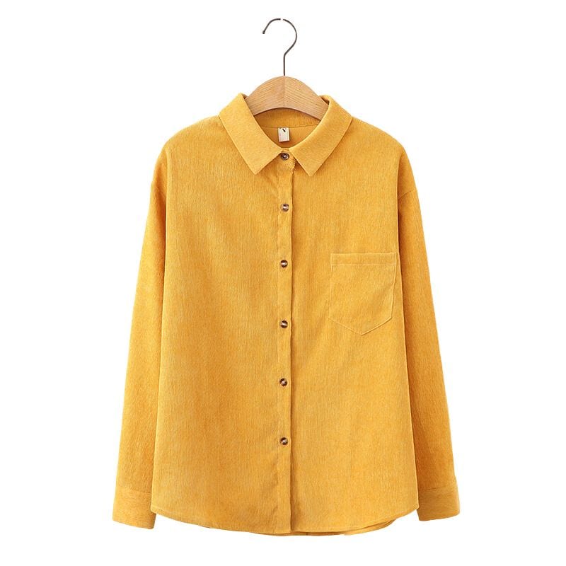 Chemise-en-Velours-Côtelé-Femme