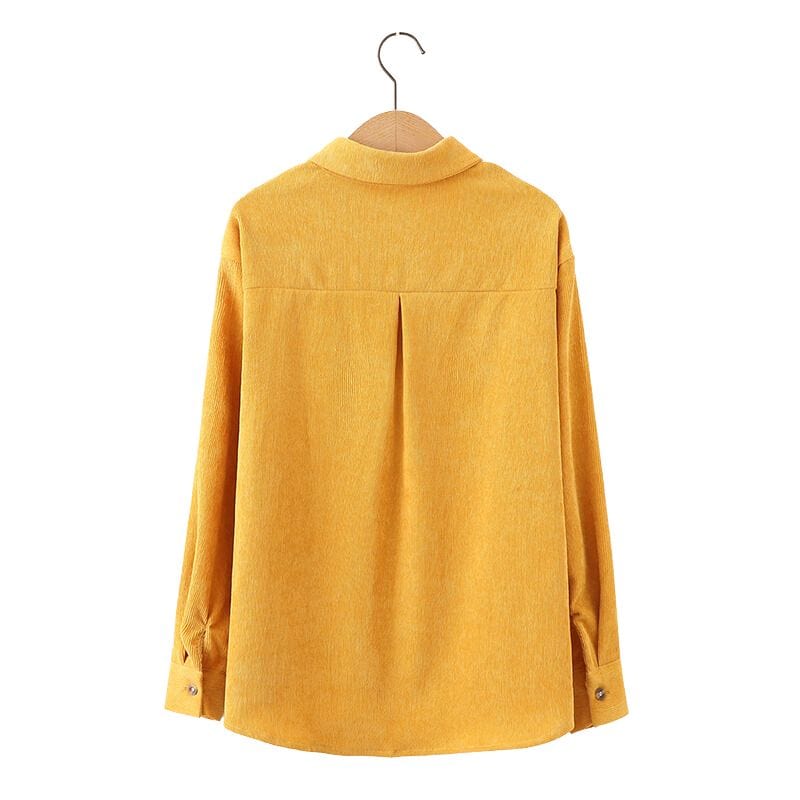 Chemise-en-Velours-Côtelé-Femme