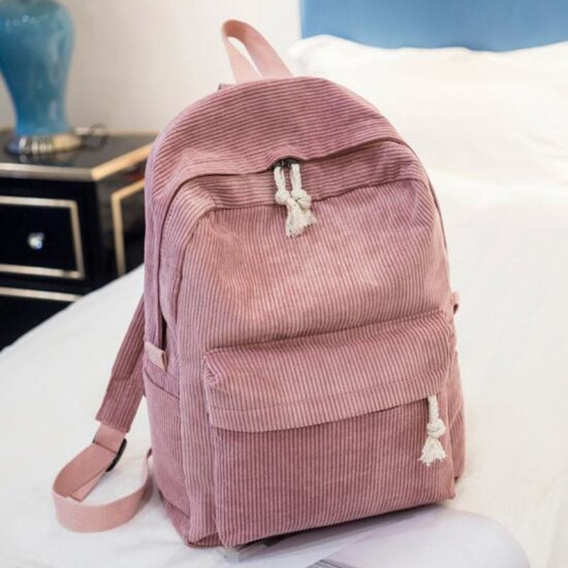 Sac a 2025 dos velour cotelé