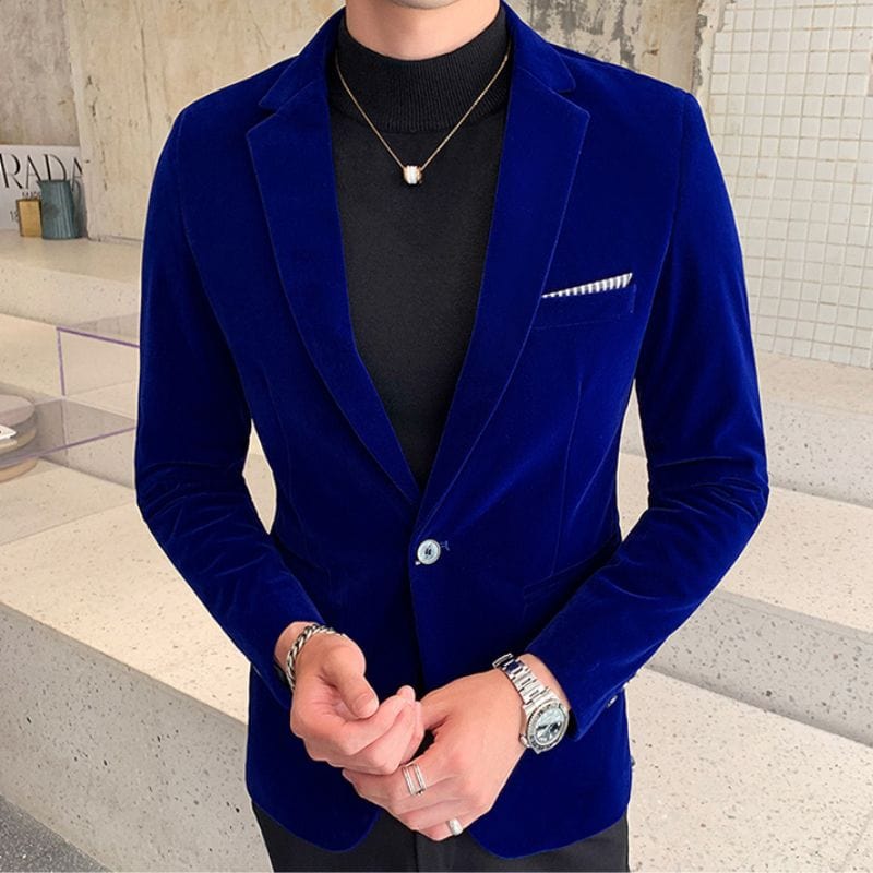 Veste-Velour-Bleu-Homme