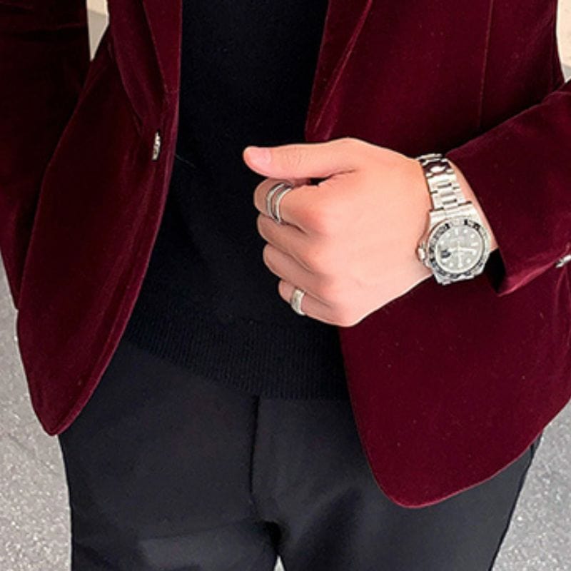 Veste-Velour-Bordeaux-Homme