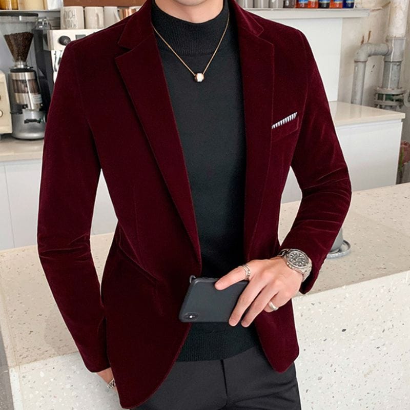 Veste-Velour-Bordeaux-Homme